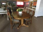 Nieuw eiken tafel + 4 stoelen = 1000 euro compleet., Huis en Inrichting, Complete inboedels, Ophalen