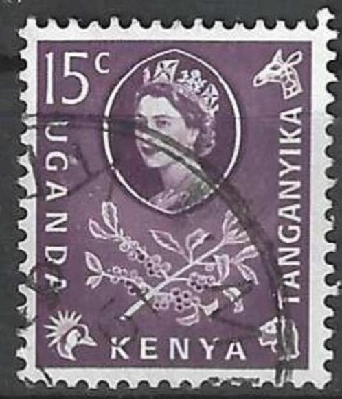 Uganda&Kenya 1960 - Yvert 107 - Koningin Elisabeth II (ST), Postzegels en Munten, Postzegels | Afrika, Gestempeld, Verzenden