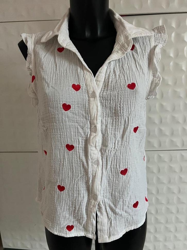 Chemisier Jubylee pour femme : Taille S/M, Kleding | Dames, Blouses en Tunieken, Zo goed als nieuw, Wit, Ophalen