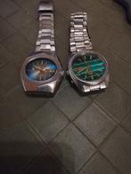 2 oude herenhorloges, ORIËNT en RICOH, Handtassen en Accessoires, Horloges | Heren, Ophalen of Verzenden, Zo goed als nieuw