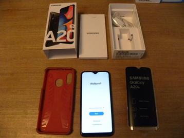 igst Samsung A-20 black met schermprotector erop in doosje, Télécoms, 10 mégapixels ou plus, 32 GB, Comme neuf, Enlèvement