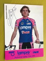 Wielerkaart 1993 team lampre  Sergei ouschakov signe, Verzenden, Zo goed als nieuw