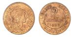 IIIe République, 2 centimes Daniel-Dupuis, 1899 Paris, Postzegels en Munten, Frankrijk, Ophalen of Verzenden, Losse munt