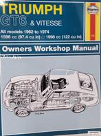 HaynesOwners Workshop Manual Triumph GT6 & Vitesse 1962 - 19, Auto diversen, Handleidingen en Instructieboekjes, Ophalen of Verzenden