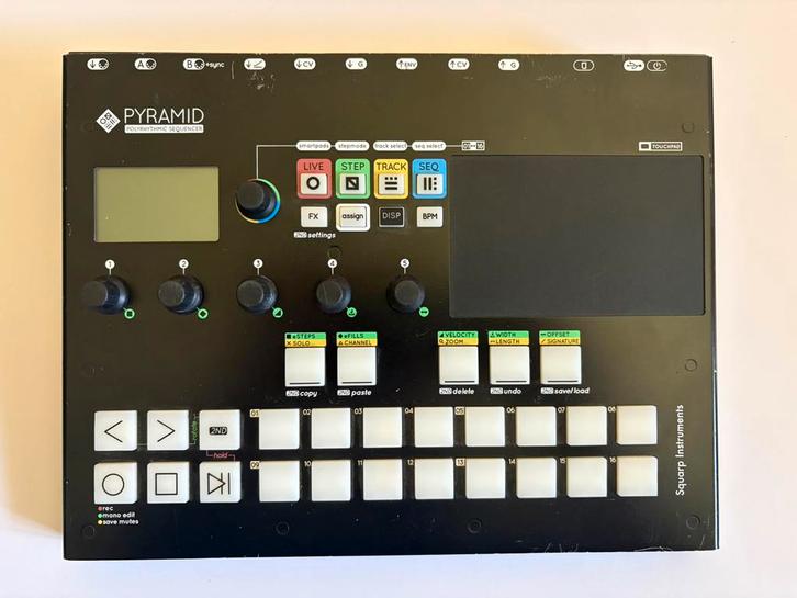 Squarp Pyramid MK1 hardware MIDI sequencer, Muziek en Instrumenten, Midi-apparatuur, Gebruikt, Ophalen of Verzenden