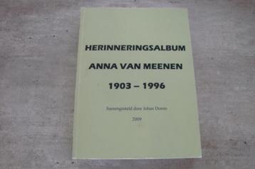 HERINNERINGSALBUM ANNA VAN MEENEN 1903-1996