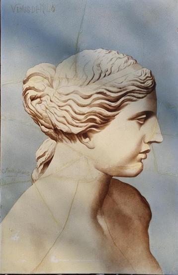 Venus van Milo op keramiek  beschikbaar voor biedingen
