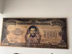 Golden dollar man cave 100 x 46 cm in metaal !, Ophalen, Nieuw