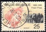 Belgie 1990 - Yvert/OBP 2366 - Dag van de Arbeid (ST), Timbres & Monnaies, Timbres | Europe | Belgique, Affranchi, Envoi, Oblitéré