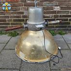 Oude grote industriële lamp / antieke fabriekslamp 81cm, 50 tot 75 cm, Ophalen of Verzenden, Zo goed als nieuw, Metaal