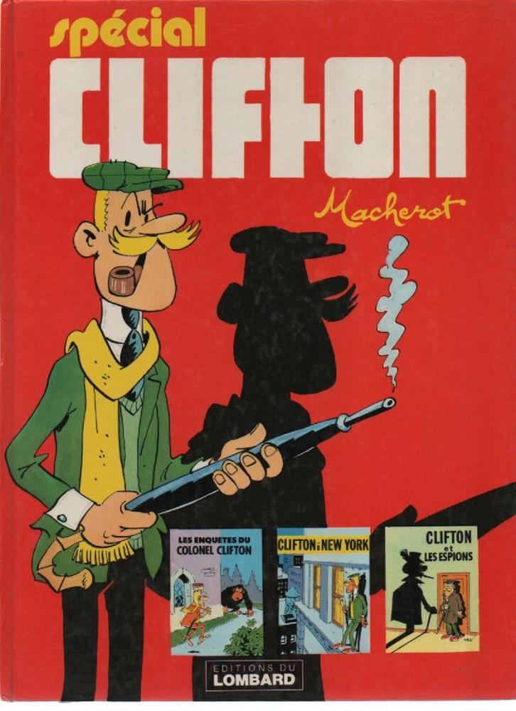 Spécial CLIFTON - 3 BD en 1 - ( MACHEROT ) Lombard 1982, Boeken, Detectives, Zo goed als nieuw, Ophalen of Verzenden