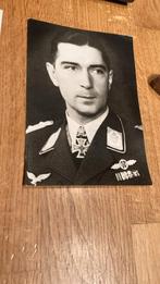 foto, wo2, Mölders Werner, beroemde Duitse Piloot, Verzamelen, Verzenden, Luchtmacht, Foto of Poster