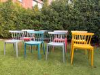 8 tuinstoelen Woood Bliss (in 5 kleuren), Tuin en Terras, Tuinstoelen, Ophalen, Gebruikt, Kunststof, Stapelbaar