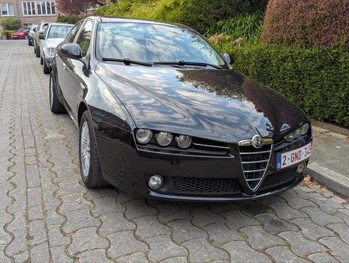 Alfa Romeo 159 1.9JTS Benzine, Auto's, Alfa Romeo, Particulier, Lederen bekleding, Benzine, Euro 4, Handgeschakeld, Zwart, Bruin