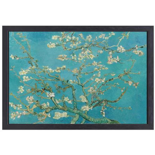 Fleur d'amandier - Toile Vincent van Gogh + cadre de cuisson, Antiquités & Art, Art | Peinture | Classique, Envoi