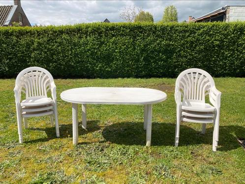 Tuinstoelen Hartman te koop met/zonder tafel, Tuin en Terras, Tuinstoelen, Kunststof, Ophalen
