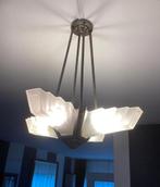 Art Deco Luster Chandelier Kroonluchter, Antiek en Kunst, Verzenden