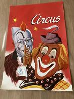 oude affiche clowns, Antiek en Kunst, Ophalen