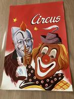 oude affiche clowns, Enlèvement