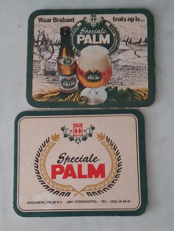 Palm oude bierviltjes 2 stuks beschikbaar voor biedingen