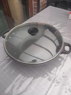 Grote wok met deksel, Huis en Inrichting, Keuken | Potten en Pannen, Ophalen of Verzenden, Wok
