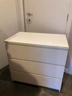 Ikea Malm ladenkast wit - 3 lades, Huis en Inrichting, Kasten | Ladekasten, Ophalen