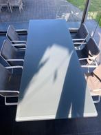 Tuinset Bristol wit aluminium, Ophalen, Gebruikt, Aluminium, 8 zitplaatsen