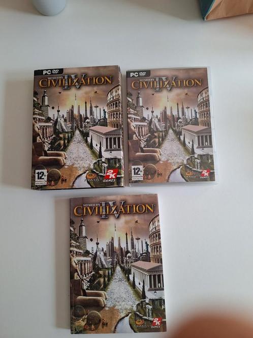 Jeux PC collector ! Civilisation 4!, Consoles de jeu & Jeux vidéo, Jeux | PC, Comme neuf, Stratégie et Construction, 2 joueurs