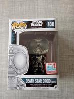 Funko pop Star Wars Death Star Droid (blanc) #188 exclusif, Collections, Jouets miniatures, Utilisé, Enlèvement ou Envoi