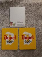 Bierviltjes Duvel 666, 3 stuks, Verzamelen, Biermerken, Ophalen of Verzenden, Duvel