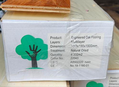 Laminaat parket, Doe-het-zelf en Bouw, Hout en Planken, Eiken, Ophalen of Verzenden