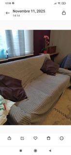 Lit pliant 2 personnes fauteuil, Enlèvement, Utilisé, Brun