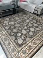 Een handgewoven perzische tapijt, Huis en Inrichting, Ophalen, Gebruikt, 200 cm of meer, Grijs