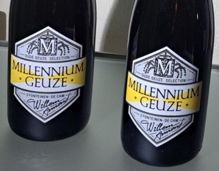 2 flessen Millenium geuze 3 Fonteinen, Diversen, Overige Diversen, Nieuw, Ophalen of Verzenden