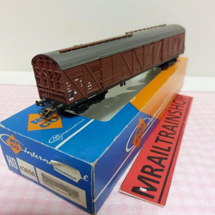 ROCO 4369A E HO - GESLOTEN GOEDERENWAGEN/WAGON FERMEE OVP (C, Hobby en Vrije tijd, Modeltreinen | H0, Nieuw, Wagon, Wisselstroom