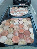 Antieke zeskantige terracotta tegels, Antiek en Kunst, Antiek | Wandborden en Tegels, Ophalen
