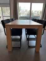 Eettafel, Huis en Inrichting, Ophalen, Gebruikt, 50 tot 100 cm, Vijf personen of meer