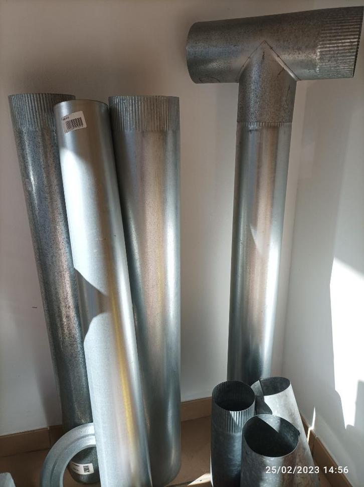 BUSES GALVANISEES ET ACCESSOIRES, Maison & Meubles, Poêles, Neuf, Enlèvement