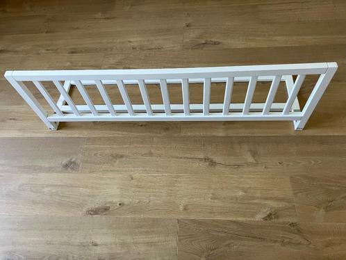 Wit houten bedhekje, Kinderen en Baby's, Kinderkamer | Bedden, Gebruikt, Minder dan 140 cm, 100 cm of meer, Ophalen
