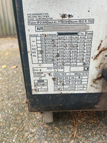 laspost half automaat Migatronic 185X beschikbaar voor biedingen