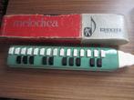 Vintage groene Hohner-Melodica Sopraan met originele koffer, Muziek en Instrumenten, Blaasinstrumenten | Mondharmonica's, Ophalen of Verzenden