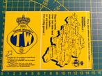 Sticker Touring Wegenhulp donkerblauw met kaart, Verzamelen, Ophalen of Verzenden