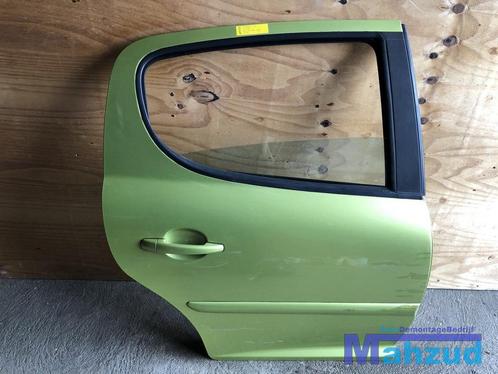 PEUGEOT 207 Groen KAR Rechts rechter achter deur portier, Auto-onderdelen, Carrosserie, Deur, Peugeot, Gebruikt, Ophalen of Verzenden