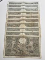 Lot: 10 biljetten 100 francs / 20 belga, Ophalen of Verzenden, Setje