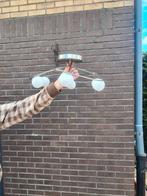 Moderne plafondlamp., Ophalen of Verzenden, Gebruikt, Glas, Modern