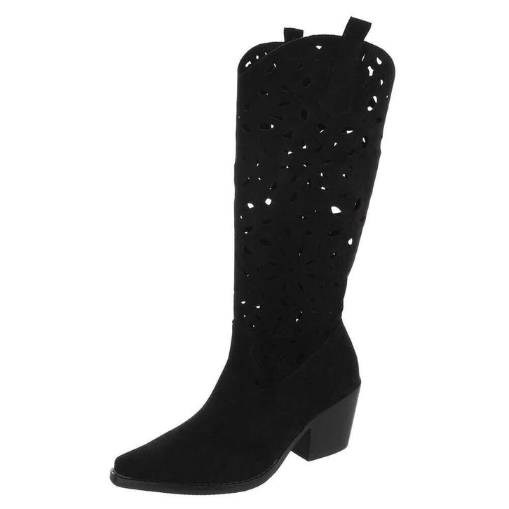 Dames cowboy western laarzen zwart 36 37 38 39 40 41, Kleding | Dames, Schoenen, Nieuw, Hoge laarzen, Zwart, Ophalen of Verzenden