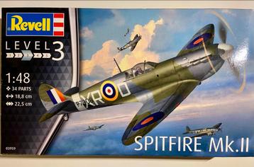 Volledig ongeopende Revell level 3 1:48 Spitfire MK.II, Enlèvement, Neuf, Avion, Revell