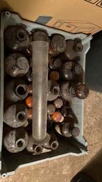 Groot lot flessen en potten van apotheek, Antiek en Kunst, Ophalen