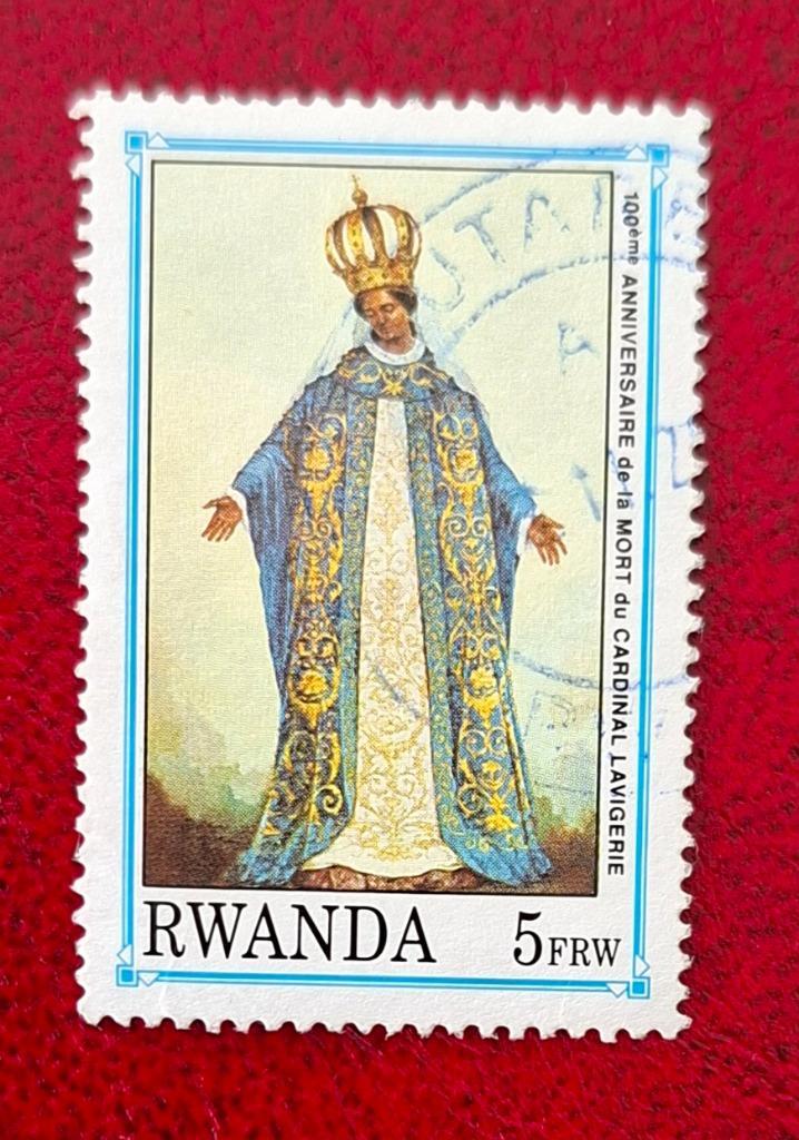Postzegel Rwanda OBP 1388, Postzegels en Munten, Postzegels | Afrika, Gestempeld, Ophalen of Verzenden