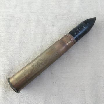 wo1 - Britse QF 6 pounder Hotchkiss - compleet - LEEG beschikbaar voor biedingen